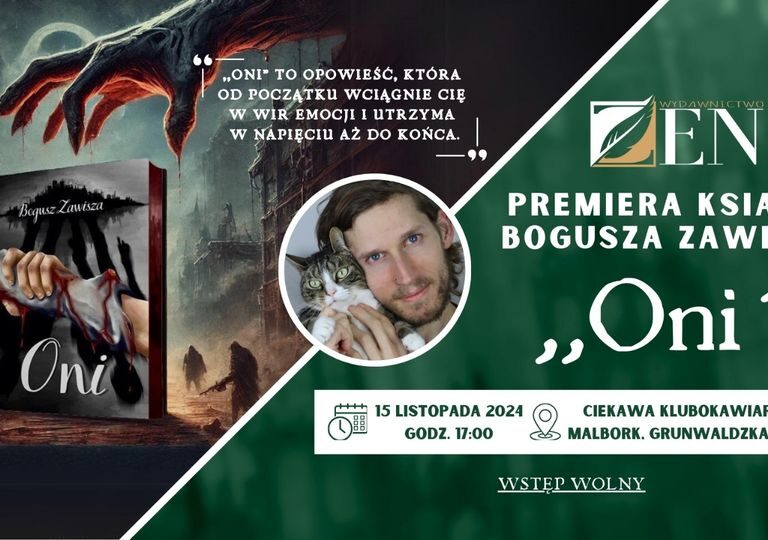 Bogusz Zawisza - Oni - premiera książki - spotkanie autorskie - www fb